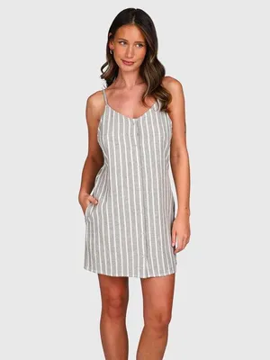 Produktbild von BRUNOTTI WT Pixey-Stripe Damen Kleid Weiß S