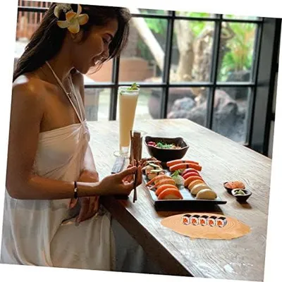 Produktbild von Holzschale als Sushi-Teller, Servierplatte, Sushi-Tablett und Aufbewahrungstablett