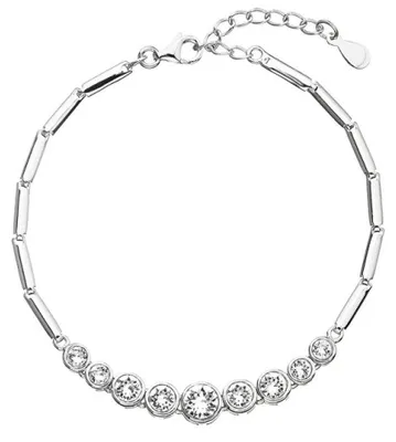 Zdjęcie produktu dla Srebrna bransoletka ze Swarovskim 33111.1