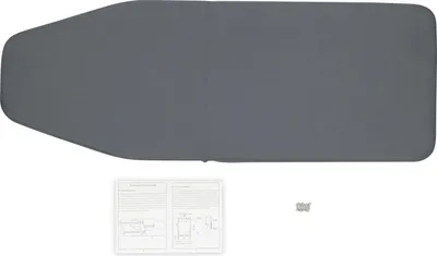 Image de Planche à repasser, design peu encombrant, construction robuste, gris