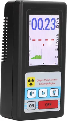 Obrázok produktu pre BR6 Jadrové žiarenie, detektor Dávkový alarm Geigerovho čítača ABS Meracie zariadenia EMP Dozimeter Monitor Meracie zariadenie BR 6 Vlastná chyba 10