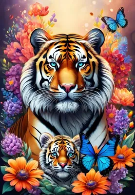 Obrázek produktu pro Alipson Puzzle Tiger - kolekce Mateřská láska - 1000 dílků