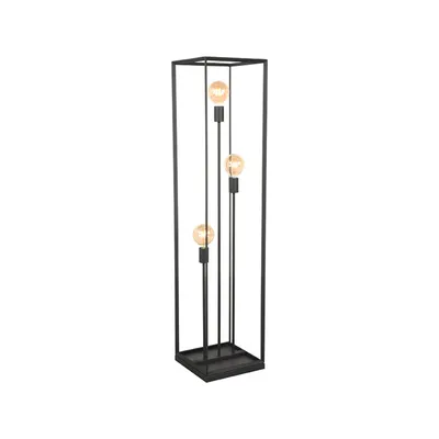 Productafbeelding van LABEL51 Vloerlamp Tetto - Zwart - Metaal