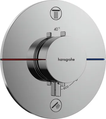 Produktbild von hansgrohe Thermostat UP ShowerSelect Comfort S Fertigset 2 Verbraucher chrom, 1 Stk.