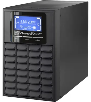 Immagine prodotto di PowerWalker VFI 1000C LCD - UPS - 800 Watt - 1000 VA 9 Ah - RS-232, USB - Porte di uscita: 3 - PFC - Nero