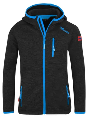 Produktbild von Trollkids 222-605 Kinder-Fleecejacke in Grau für Alltag