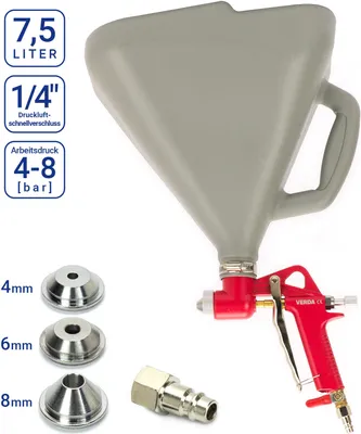 Produktbild von Trichterpistole mit 3 Düsen Putzpistole Spritzpistole 7,5L Putzmeister SN302