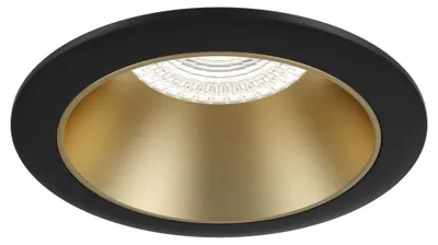 Produktbild von Maytoni DL053-01BMG, 1 Glühbirne(n), GU10, IP20, Schwarz, Gold