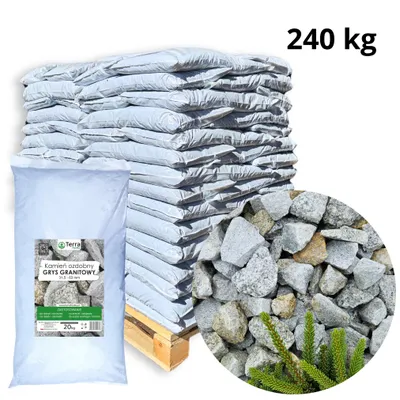 Obrázek produktu pro Velký dekorativní štěrk žula 31,5 - 63 mm - 240 kg (12x20 kg) Dalmatin bílo-černý - dekorativní kameny a přírodní kameny pro zahradu, cesty a terénní úpravy Feniks