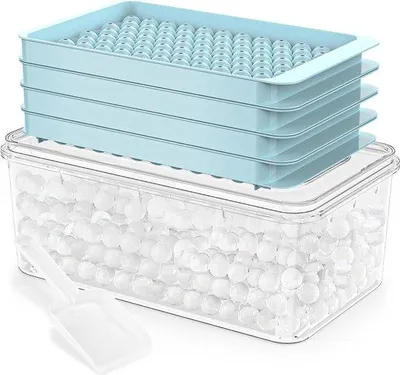 Produktbild von Famanu Eiswürfelformen Mini - Set von 4 mit Deckel