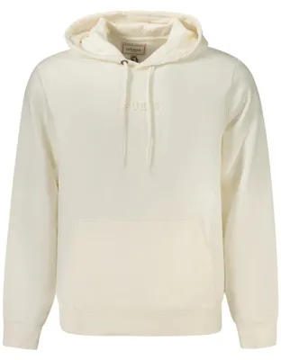 Produktbild von Weißes Herren Sweatshirt: Nachhaltiger Komforthit mit Kapuze