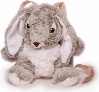 Produktbild von Inware Hasenrucksack 35 cm grau für Kinder