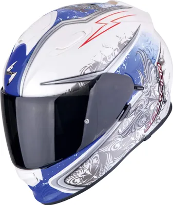 Zdjęcie produktu dla Kask SCORPION EXO-491 RUN White Blue Shiny rozmiar XS