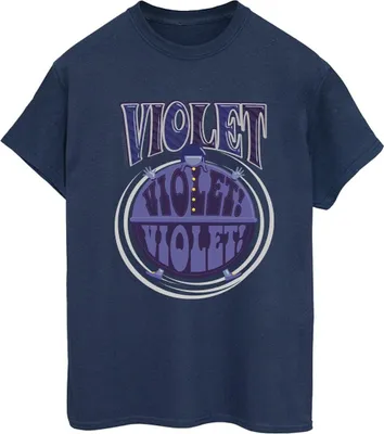 Produktbild von Willy Wonka - "Violet Turning Violet" T-Shirt für Damen BI47214 (4XL) (Marineblau)