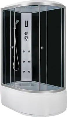 Produktbild von Kerra Hydromassagekabine Jukon 121x81 cm mit Duschwanne linke Version