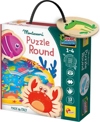 Produktbild von Montessori Holz-Puzzle - Round