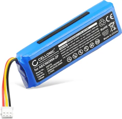 Produktbild von CELLONIC 1x Akku für Lautsprecher Kompatibel mit JBL Charge 1, AEC982999-2P - (6000mAh, 3.7V)