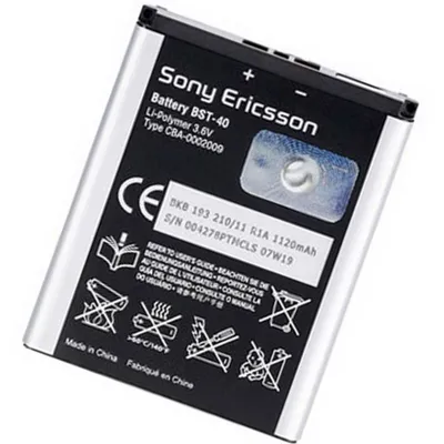 Produktbild von Akku Batterie für Sony Ericsson X1 P1c P1i P990 P990i Z555i K530i K550i K620i K630 K630i K660i - BST-40