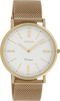 Produktbild von Oozoo Armbanduhr rosegold Metall Vintage Series Damen Analog-Quarzuhr UOC20061