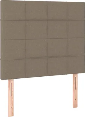 Produktbild von vidaXL Kopfteil Taupe 90x5x118/128 cm Stoff