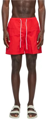 Image de Short de bain pour homme Urban Classics Block Swim Shorts cityred - 3XL