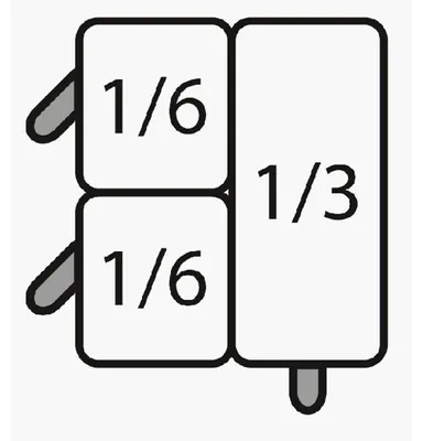 Immagine prodotto di Set di cestelli per pasta E7/Cpcexb: 2 x 1/6 Gn + 1 x 1/3 Gn