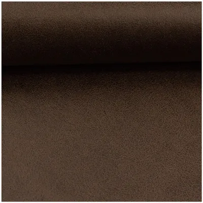 Kunstleder Suede Mirco von Swafing in dunkelbraun, Nahaufnahme mit weichem Fall und dezenter Wildleder-Optik.