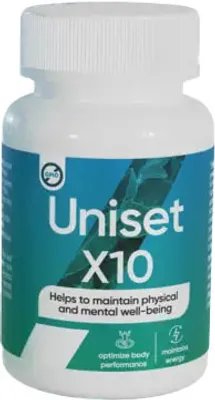 Image de Uniset X10 - Complexe quotidien de multivitamines et de minéraux (30 gélules)