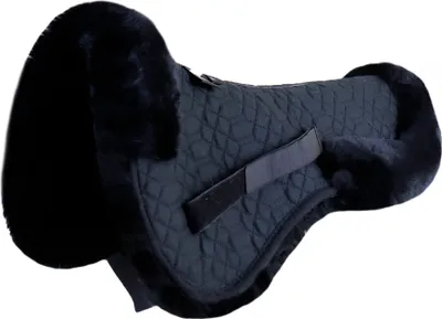Produktbild von Engel Reitsport Lammfell Sattelkissen (Sakis2) Schwarz Schwarz M (16 - 17,5 Inch) 56cm