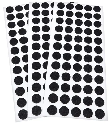 180 Filzgleiter selbstklebend, schwarz, Ø 14 mm, 1,5 mm