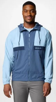 Produktbild von Columbia Spire Valley Hooded Windbreaker Herren Kapuzenjacke Blau M