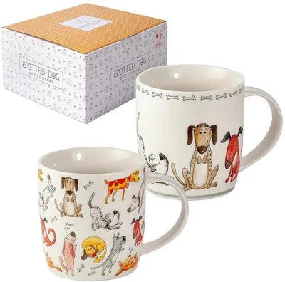 Productafbeelding van Keramische mokken set, hoogwaardig botchinees, set van 2