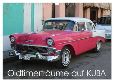 Produktbild von Oldtimerträume auf KUBA (Wandkalender 2027 DIN A3 quer), CALVENDO Monatskalender