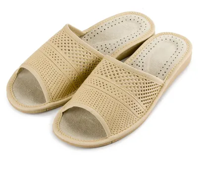 Produktbild von Bequeme, rutschfeste Damenslipper R.40 mit Natursohle KD-07-BG-40