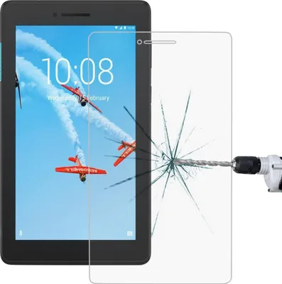 Produktbild von Mobigear Displayschutzfolie für Lenovo Tab E7 – Panzerglasfolie, kompatibel mit Hüllen