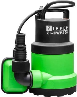 Immagine prodotto di Zipper ZI-CWP400 Flachsaugende Tauchpumpe 7.3 mü/h 7.5 m (ZI-CWP400)
