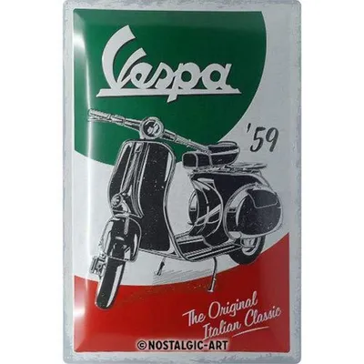 Zdjęcie produktu dla Metalowy Plakat 40 X 60Cm Vespa