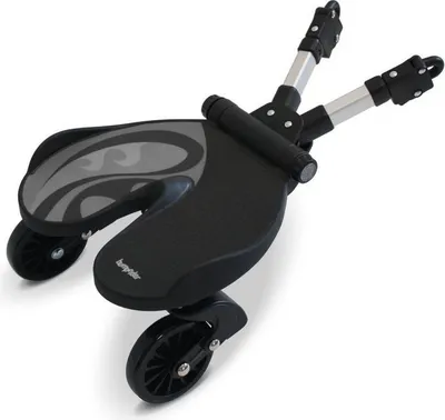 Produktbild von Universal-Skateboard für Kinderwagen, schwarz/grau