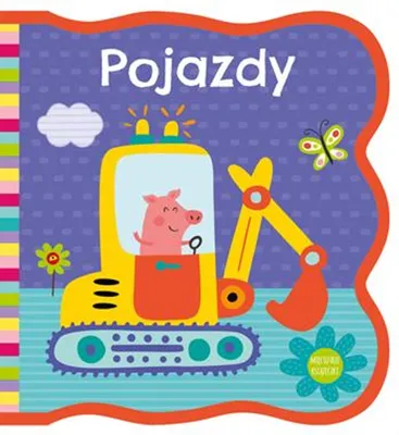 Zdjęcie produktu dla Pojazdy. Mięciutkie książeczki - miękka książeczka sensoryczna dla niemowląt 0+