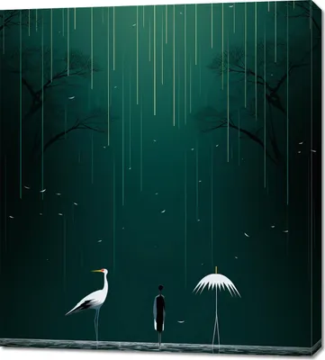 Produktbild von Bild 90x100cm Nachtträume