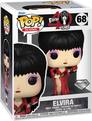 Produktbild von 40 Years Elvira - Elvira 68 Diamond - Funko Pop! - Vinyl Figur