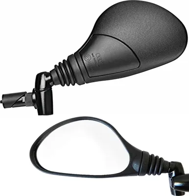 Immagine prodotto di Specchio Busch + Müller 913, senza braccio, Ø=16,0 mm, B+M, sinistro, E-45, plastica/alluminio, nero