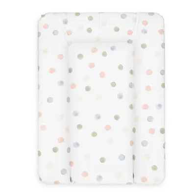 Produktbild von Bonky Wickelauflage 50 x 70 cm weiche Wickelunterlage Baby Wickeltischauflage Abwaschbar - farbige Punkte