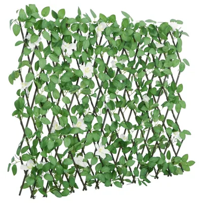 Immagine prodotto di vidaXL Traliccio con edera artificiale 5 pz. Estensibile 186x30 cm