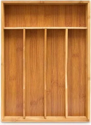 Zdjęcie produktu dla Pudełko na sztućce bambusowe 34 x 25 x 4,5 cm
