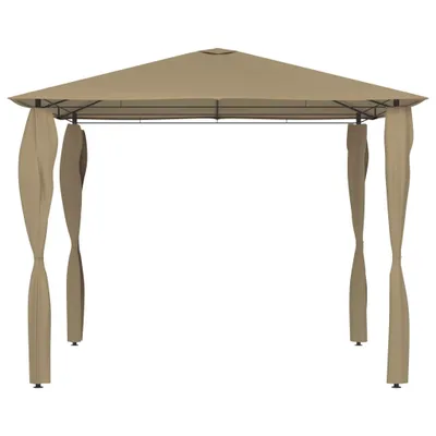 Immagine prodotto di vidaXL Padiglione con copripalo 3x3x2,6 m Taupe 160 g/m²