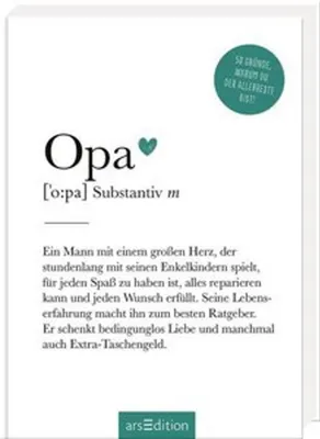 Produktbild von Opa (Substantiv, m)