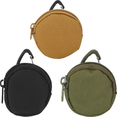 Immagine prodotto di sacchetto da 3 pezzi per crocchette per cani, rotondo, con cerniera per animali, snack da addestramento per passeggiate, campeggio, escursioni