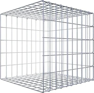 Produktbild von Anbaugabione Typ 2 50 cm x 50 cm x 50 cm, Maschenweite 5 cm x 10 cm, C-Ring