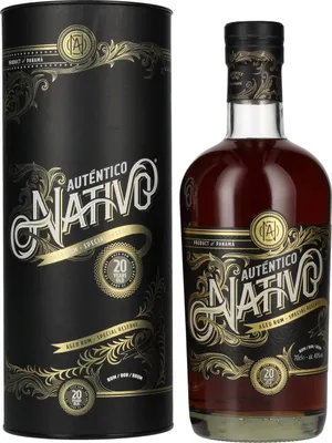 Produktbild von Auténtico Nativo 20 Years Old Special Reserve Rum 40% Vol. 0,7l in Geschenkbox